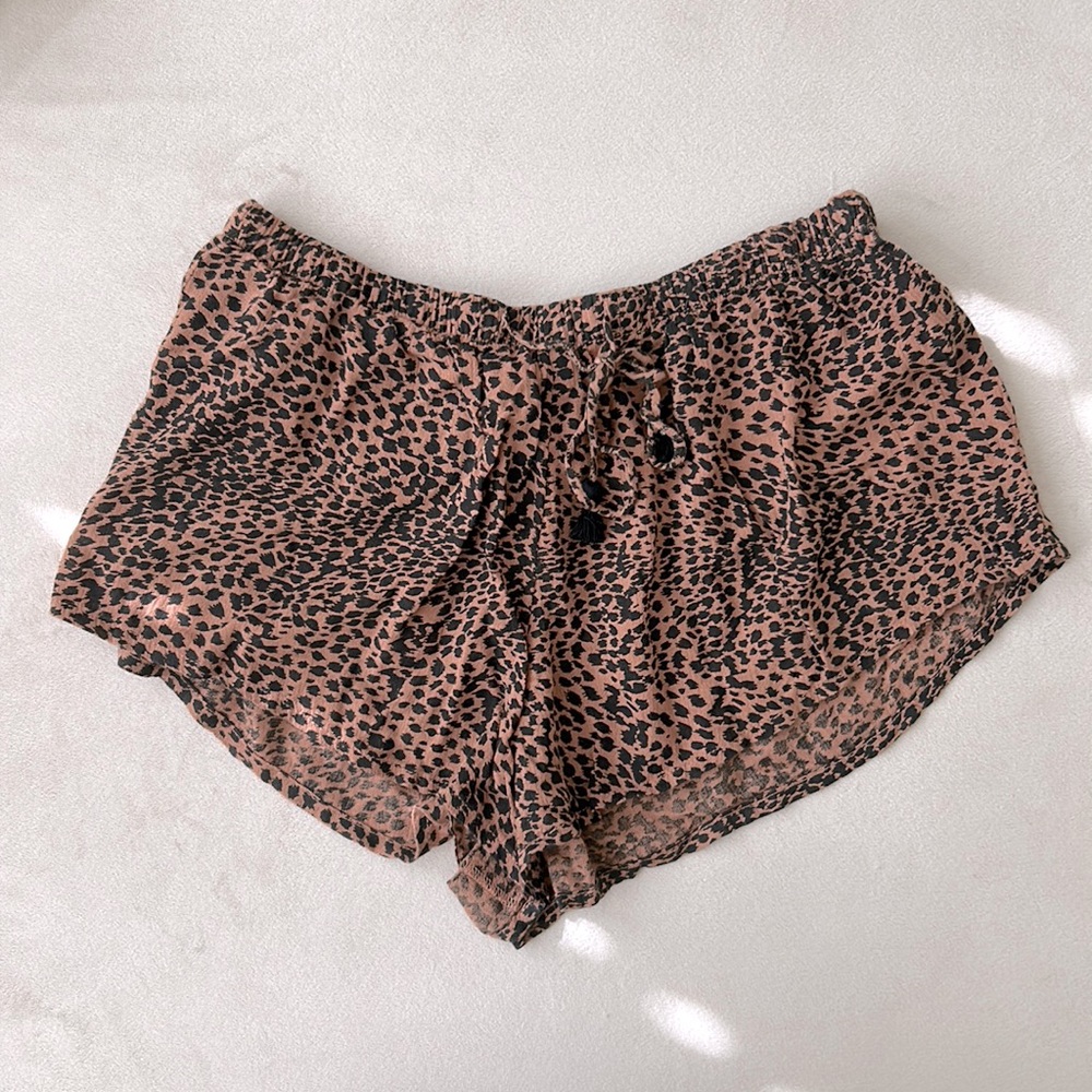 Cheetah Print Shorties by Amuse Society XS